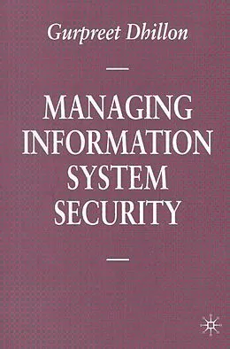 PDF Managing Information System Security von Maggie Nicol