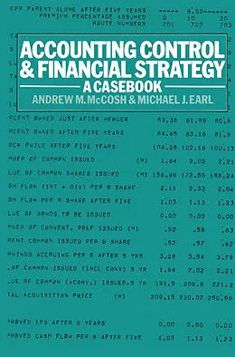 E-Book (pdf) Accounting Control and Financial Strategy von Andrew M. McCosh, Michael J. Earl