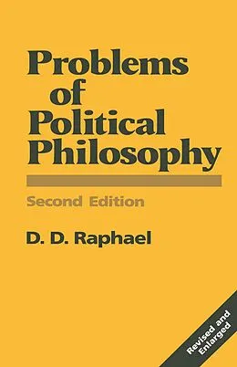 PDF Problems of Political Philosophy von D. D. Raphael