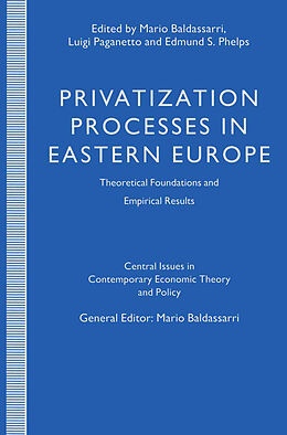 Kartonierter Einband Privatization Processes in Eastern Europe von 