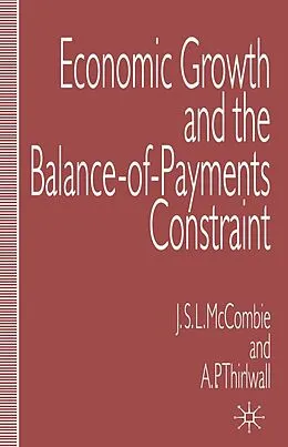 E-Book (pdf) Economic Growth and the Balance-of-Payments Constraint von John McCombie, A. P. Thirlwall