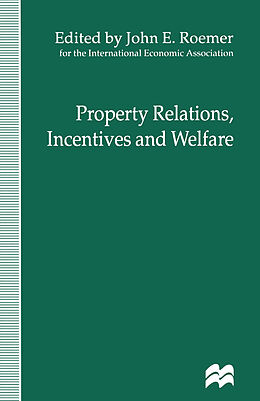Kartonierter Einband Property Relations, Incentives and Welfare von 