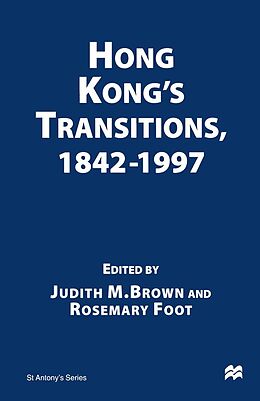 E-Book (pdf) Hong Kong's Transitions, 1842-1997 von 