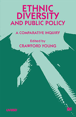 Kartonierter Einband Ethnic Diversity and Public Policy von C. Young
