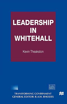 eBook (pdf) Leadership in Whitehall de Kevin Theakston