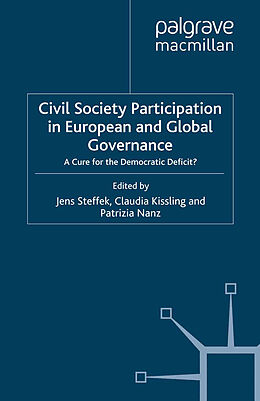 Couverture cartonnée Civil Society Participation in European and Global Governance de 