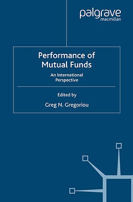 Couverture cartonnée Performance of Mutual Funds de 