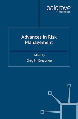 Couverture cartonnée Advances in Risk Management de 