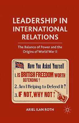 Couverture cartonnée Leadership in International Relations de A. Roth