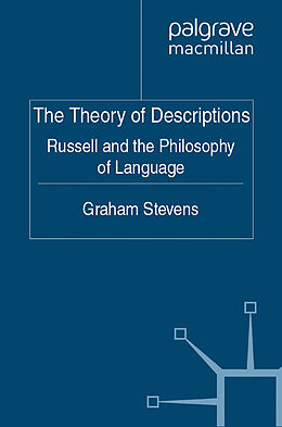 Kartonierter Einband The Theory of Descriptions von G. Stevens