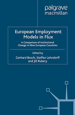 Couverture cartonnée European Employment Models in Flux de 