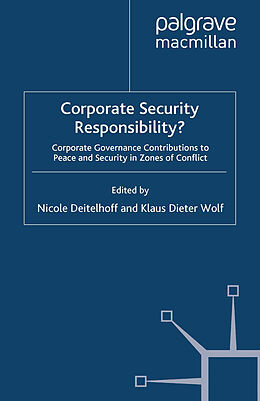 Couverture cartonnée Corporate Security Responsibility? de 