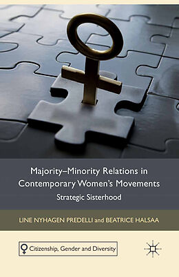 Couverture cartonnée Majority-Minority Relations in Contemporary Women's Movements de L. Predelli, Beatrice Halsaa