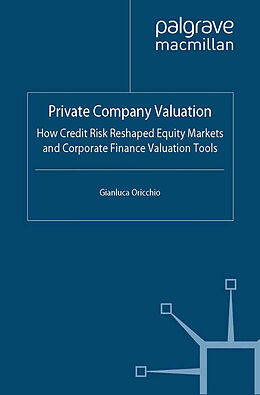 Couverture cartonnée Private Company Valuation de Gianluca Oricchio