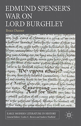 Kartonierter Einband Edmund Spenser's War on Lord Burghley von B. Danner