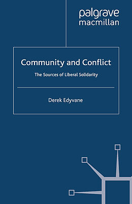 Kartonierter Einband Community and Conflict von D. Edyvane
