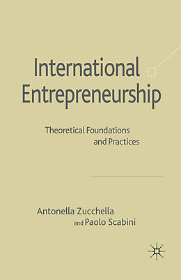 Couverture cartonnée International Entrepreneurship de Paolo Scabini, A. Zucchella