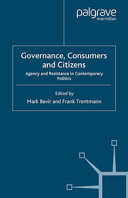 Kartonierter Einband Governance, Consumers and Citizens von 