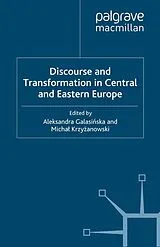 Kartonierter Einband Discourse and Transformation in Central and Eastern Europe von