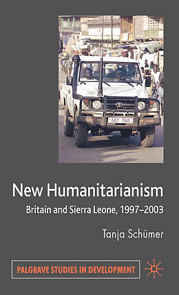 Couverture cartonnée New Humanitarianism de T. Schümer