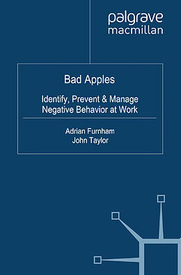 Couverture cartonnée Bad Apples de J. Taylor, A. Furnham