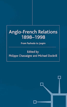 Couverture cartonnée Anglo-French Relations 1898 - 1998 de 