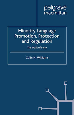 Kartonierter Einband Minority Language Promotion, Protection and Regulation von C. Williams
