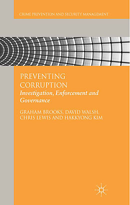 Couverture cartonnée Preventing Corruption de G. Brooks, H. Kim, C. Lewis