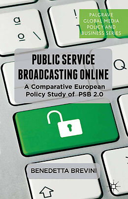 Couverture cartonnée Public Service Broadcasting Online de B. Brevini