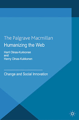 Couverture cartonnée Humanizing the Web de H. Oinas-Kukkonen
