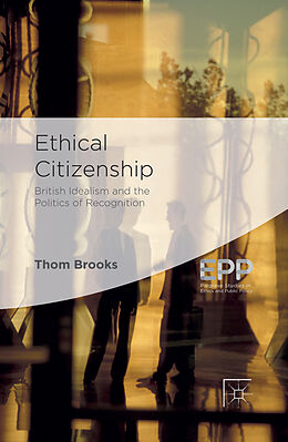 Kartonierter Einband Ethical Citizenship von 