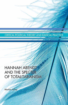 Couverture cartonnée Hannah Arendt and the Specter of Totalitarianism de Marilyn Lafay