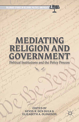 Couverture cartonnée Mediating Religion and Government de 