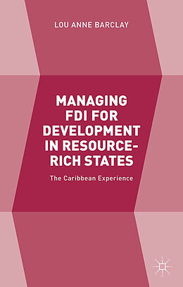 Couverture cartonnée Managing FDI for Development in Resource-Rich States de L. Barclay