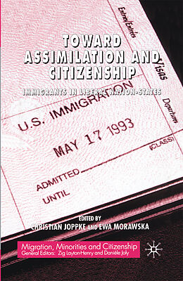 Couverture cartonnée Toward Assimilation and Citizenship de E. Morawska, C. Joppke