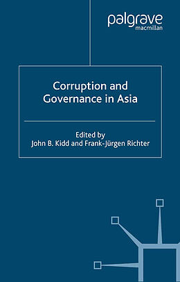 Couverture cartonnée Corruption and governance in Asia de 