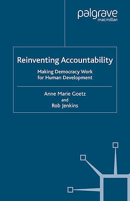 Kartonierter Einband Reinventing Accountability von R. Jenkins, A. Goetz