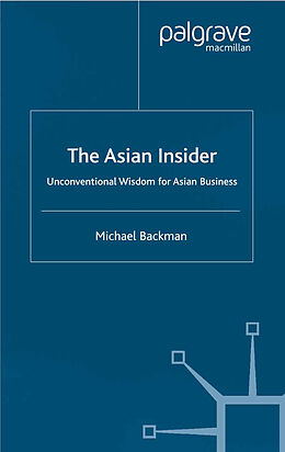Couverture cartonnée The Asian Insider de Michael Backman