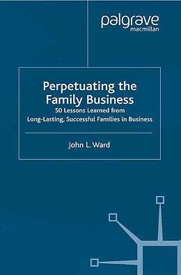 Kartonierter Einband Perpetuating the Family Business von J. Ward