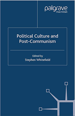Couverture cartonnée Political Culture and Post-Communism de 