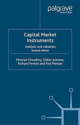 Couverture cartonnée Capital Market Instruments de M. Choudhry, D. Joannas, R. Pereira