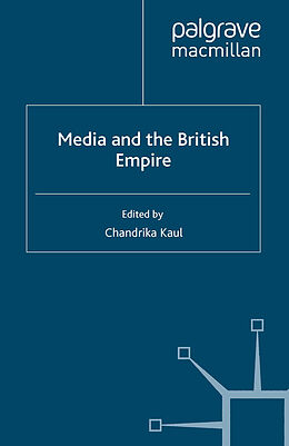 Couverture cartonnée Media and the British Empire de 