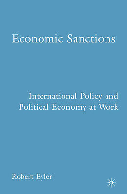 Couverture cartonnée Economic Sanctions de R. Eyler