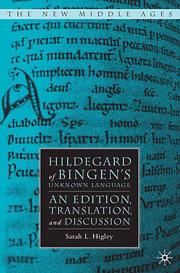 Couverture cartonnée Hildegard of Bingen s Unknown Language de S. Higley