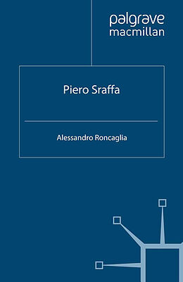 Kartonierter Einband Piero Sraffa von A. Roncaglia