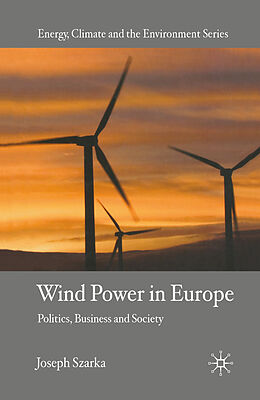 Couverture cartonnée Wind Power in Europe de J. Szarka