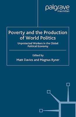 Couverture cartonnée Poverty and the Production of World Politics de Magnus Ryner