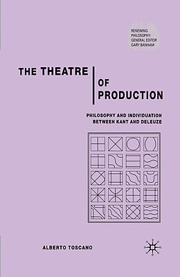 Couverture cartonnée The Theatre of Production de A. Toscano