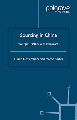 Couverture cartonnée Sourcing in China de G. Nassimbeni, M. Sartor