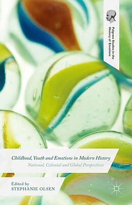 Couverture cartonnée Childhood, Youth and Emotions in Modern History de 